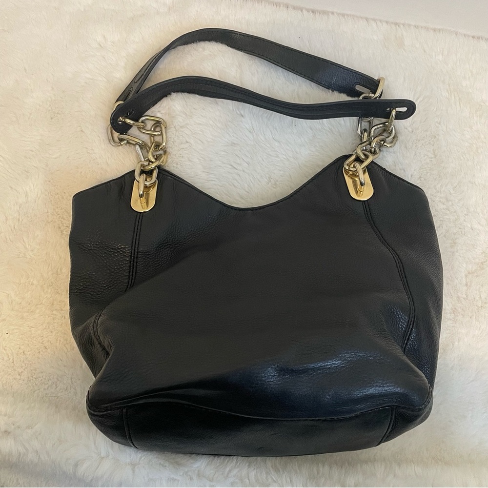 Michael Kors black soft leather purse